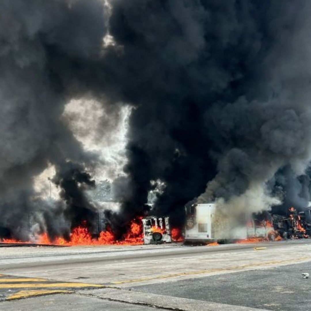 Explosión en Tabasco. Foto: Guardia Nacional
